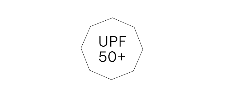 UPF 50+ badge