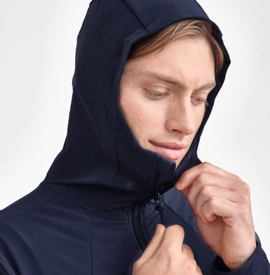 Men's Everlight Jacket with ergonomic hood with panel construction