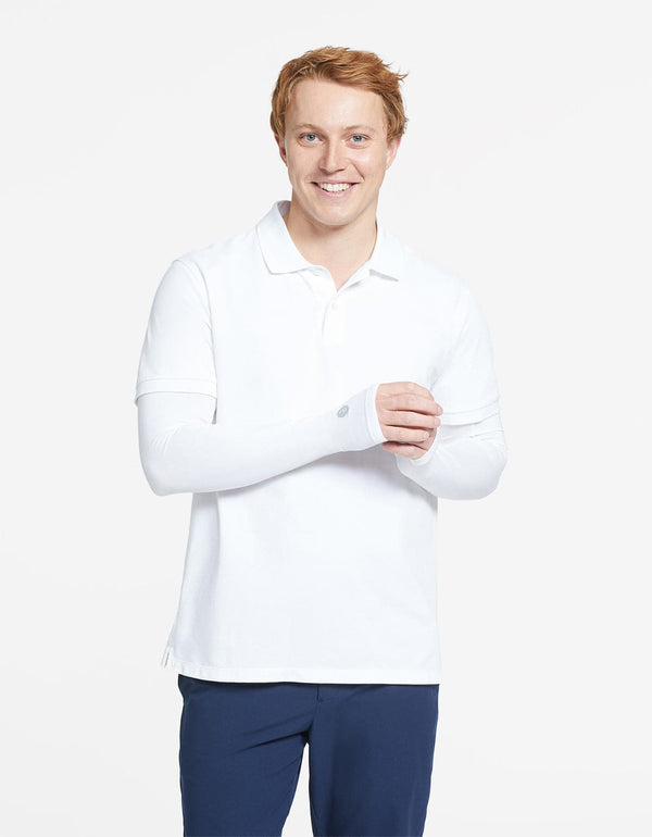 White,With Thumbholes